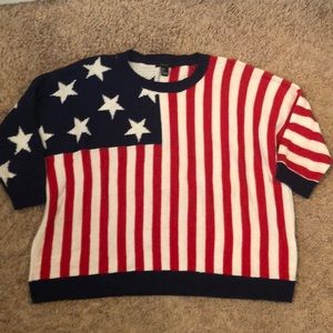 American Flag Sweater